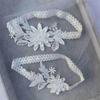 2 Sets Braut-Strumpfhalter im Married Lace Tanz-Set