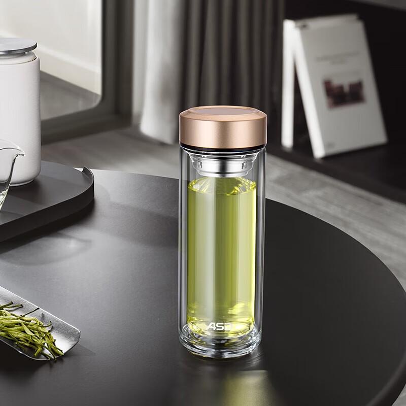 ASD Golden Series Double-Layer Glass Insulated Cup RWB32L9TG