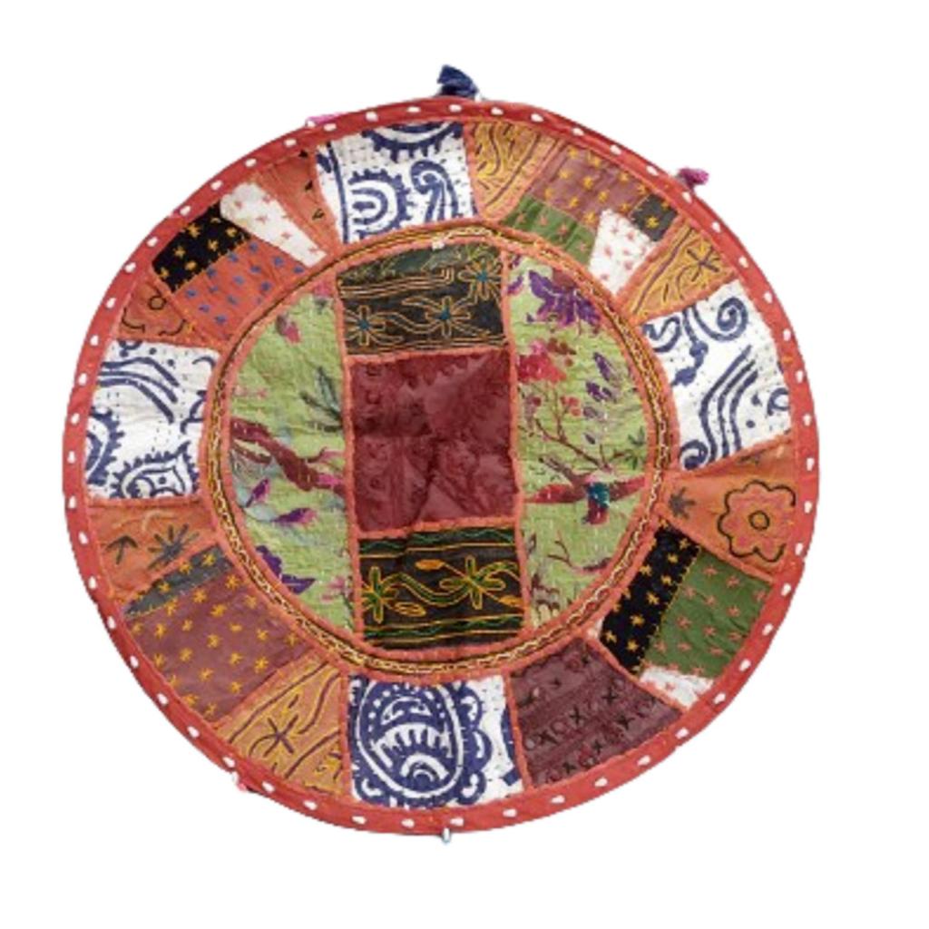 @ Indian Traditional Round Floor Mat Multi Colour For Home Deoration MJ-260-60%OFF
