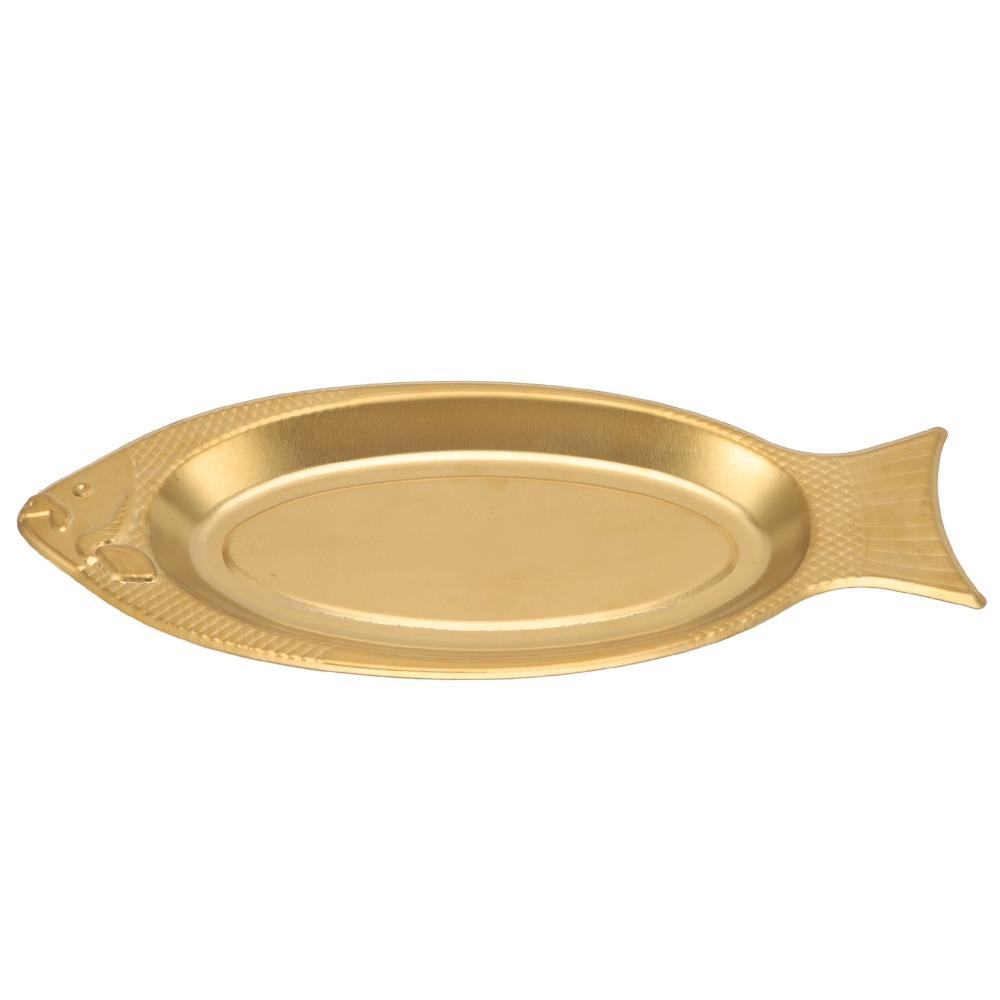 Decorative Fish Serving Platter Stainless Steel Appetizer Tray Kitchen Tools Food Tray  Wedding