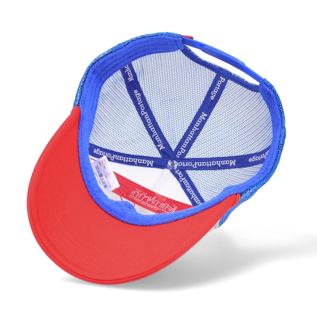Trucker American Mesh Cap AMERICAN TRUCKER MESH CAP [Manhattan Portage] (Red)