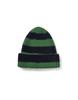 MMLG [Mmlg] Mm Stripe Knit Hat (Green)