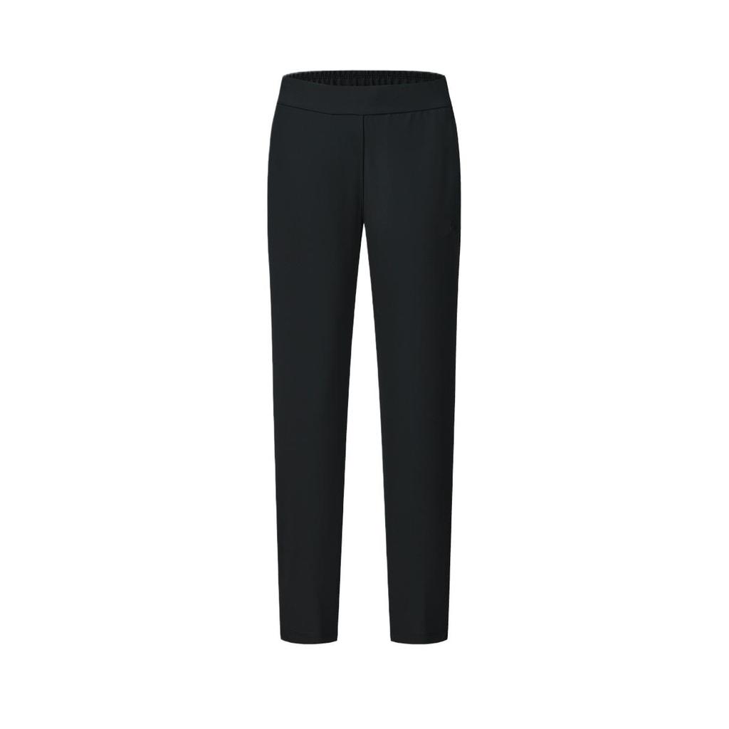 FILA Fashion Versatile Skin-Friendly Soft Knitted Sports Pants Women bottoms Deep-Black A11W441603A-BK
