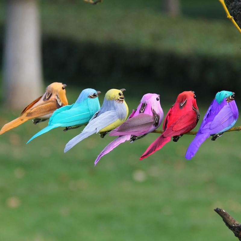 Simulation Parrot Garden Decoration Creative Lawn Figurine Ornament Animal Bird Outdoor Garden Party Home Garden Decor