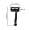 Bass Bridge String Saddle Plate Block Instrument Bass Electric Guitar Replacement Accessories Spring Screws with Wrench