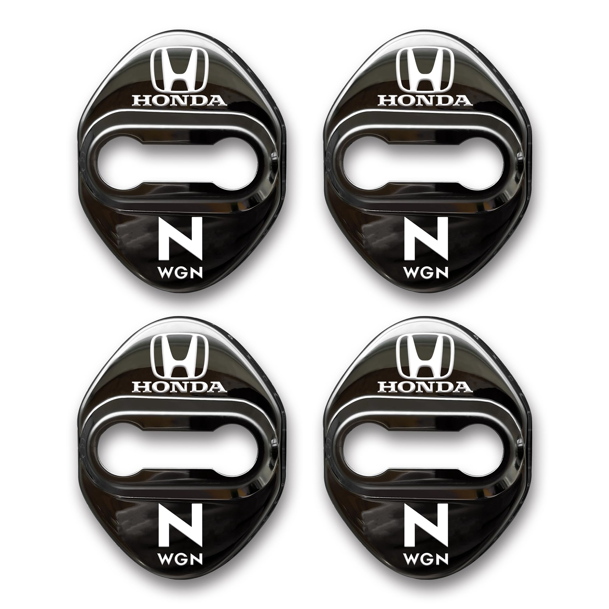 

[JLMFC] Для автомобилей N-WGN, с логотипом NWGN, крышка дверного упора, крышка дверного замка, наклеиваемая, набор из 4 шт. (черный)