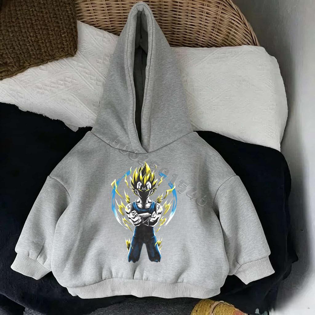 Best-selling children's fashionable hooded sweatshirt - Boy and Girl Goku Pattern Series - Breathable and Cute Outfit