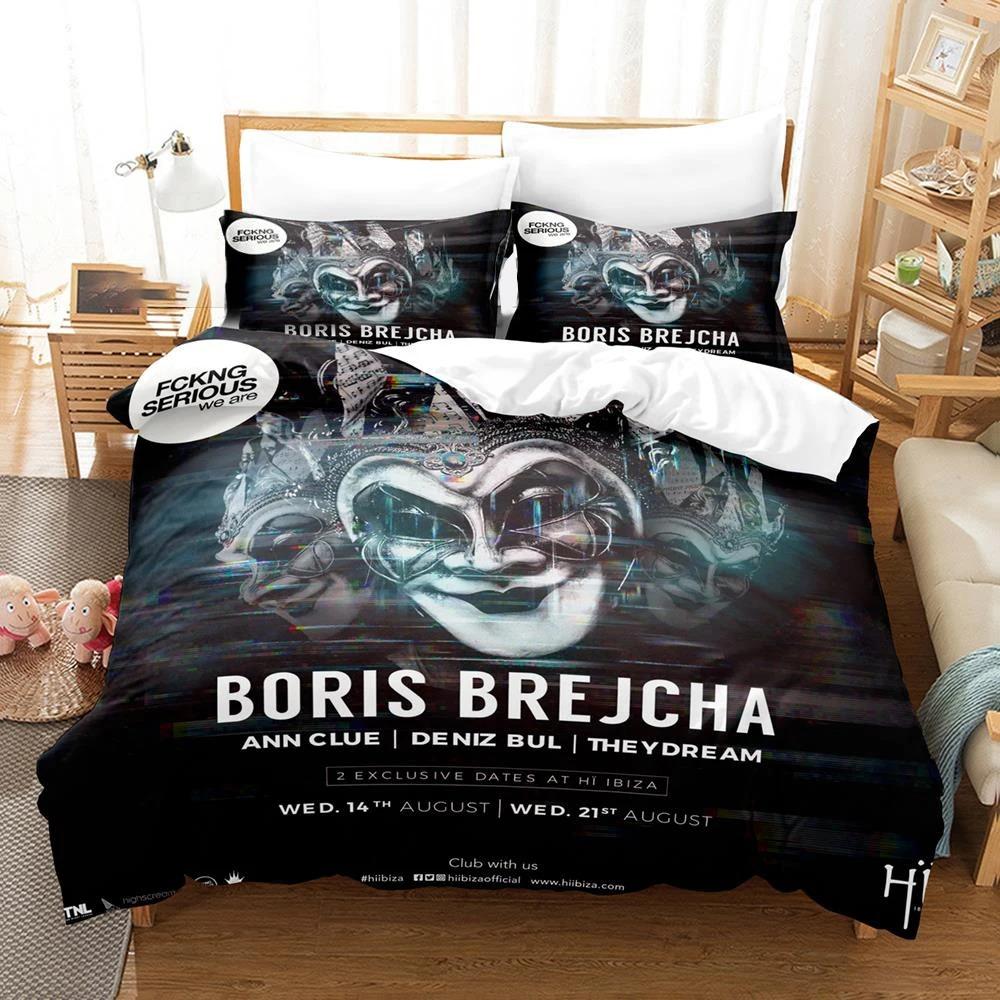 Boris Brejcha Bedding Set Twin Queen Size Duvet Cover Pillowcase for Boys Girls Kids Adult Fashion Home Textile