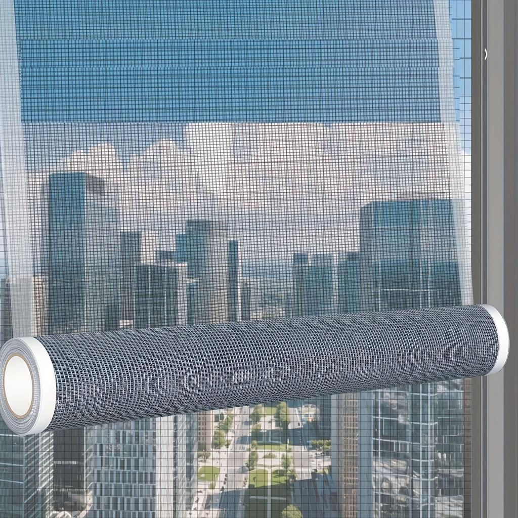 1 Rolle 22cm Selbstklebendes Insektenschutz-Reparaturband Metallgitter-Flicken Für Mückenschutz Fenster/Tür/Fliegengitter Reparatur Temporär