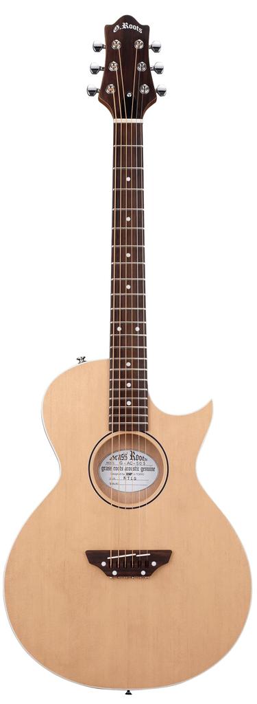 GrassRoots Natural Satin Electric Acoustic G-AC/S Guitar…
