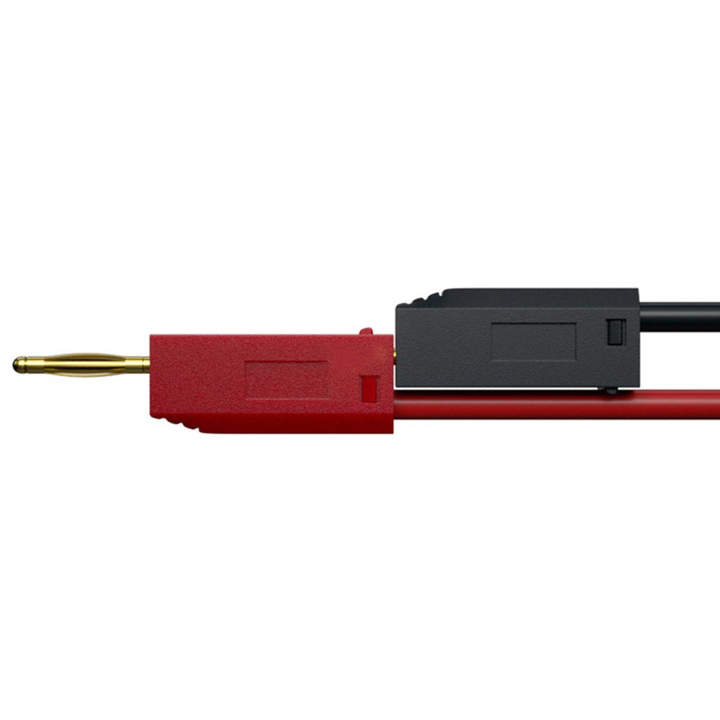 50cm/100cm 2mm Banana To Banana Plug Test Lead Measuring Line Stackable Banana Plug Wire Test Cable Lead for Multimeter