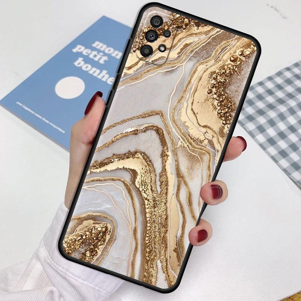 Case For Samsung Galaxy A52 A12 A51 A32 A21s A71 A53 A13 A32 A72 A31 A33 A22 A03 A41 Phone Cover Marble