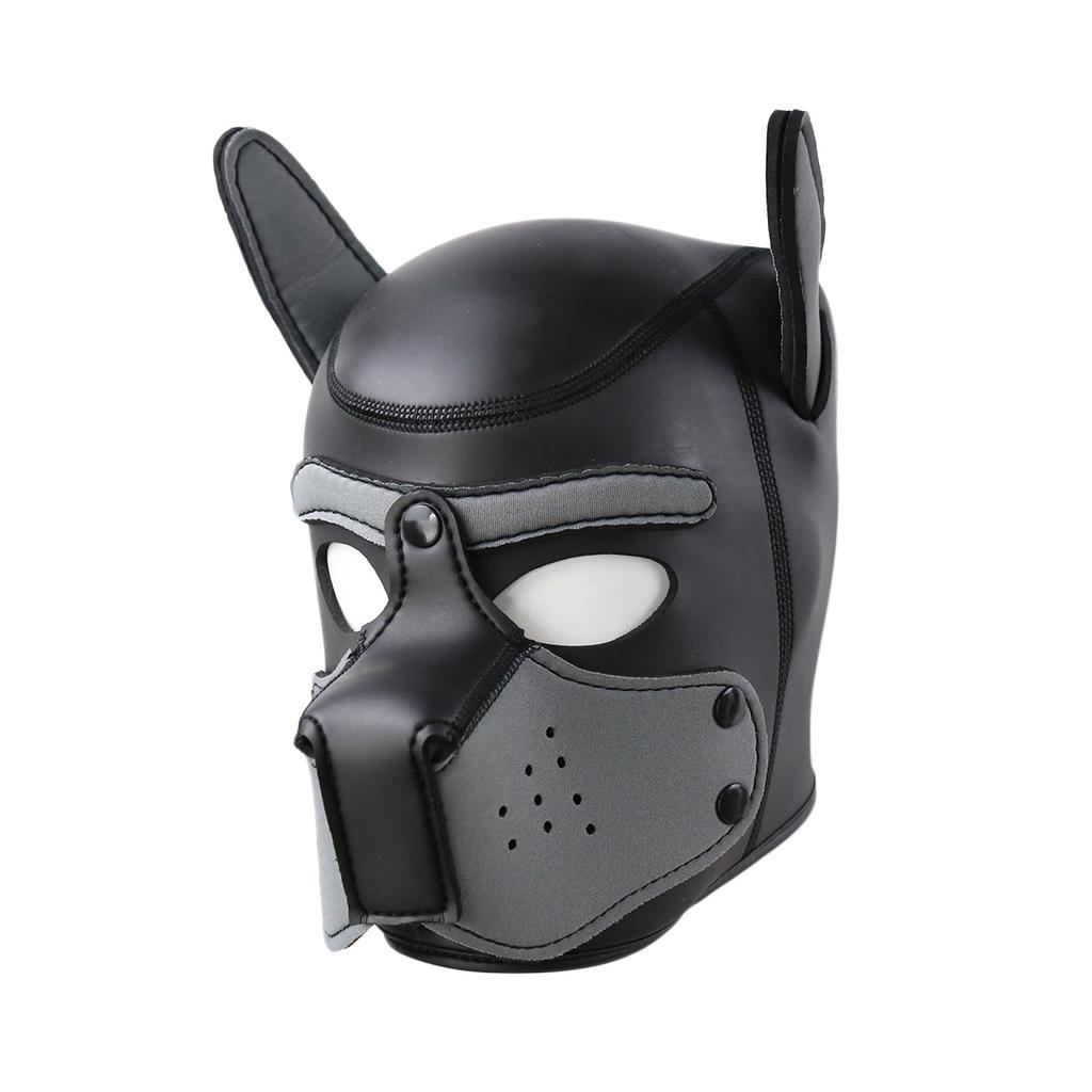 BDSM Sex Mask Hračky pro dospělé Fetiš Sex Toys Slave Headgearleather Pes Head Masked Cosplay