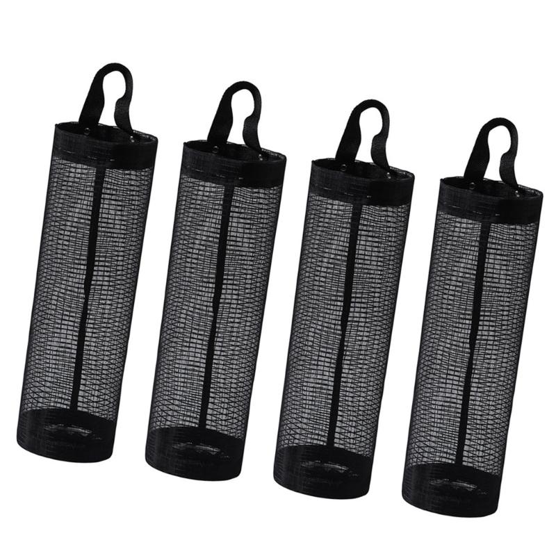 Nylon Household Storage Pouches For Plastic Bags And Waste Bags Wall Mountable Perfect For Small Rooms And Mess Control