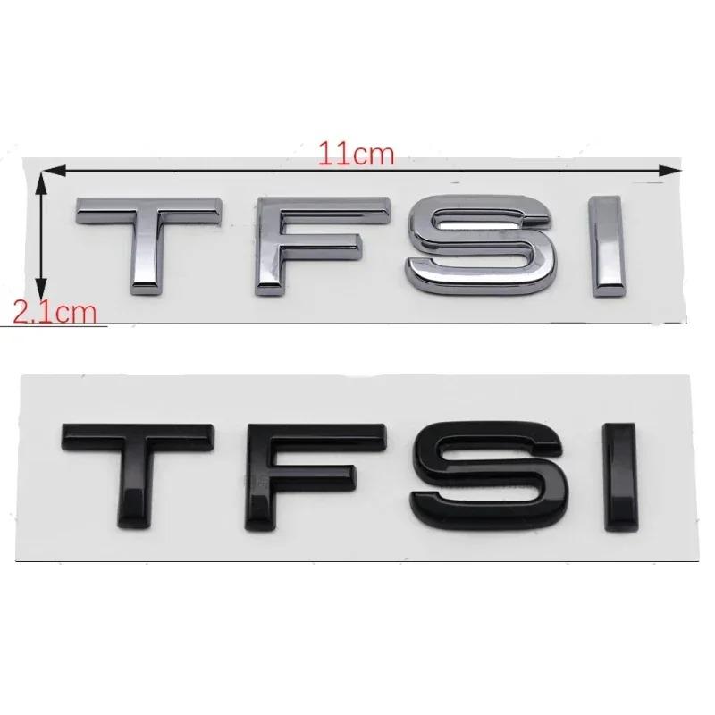 Insignia Adhesiva con Logo TFSI 3D ABS para Maletero Trasero de Coche Audi A3 A4 A5 A6 A7 A8 Q2 Q3 Q5 Q7 Q8 Accesorios de Estilismo
