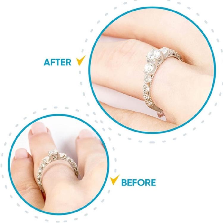 Invisible Ring Reducer Guards Ring Size Adjuster for Loose Ring Prevent Rings from Loosening & Slipping Off 8 Sizes
