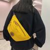 Crossbody bag women's breast bag large-capacity sports fanny pack ultra-light, simple and versatile fashion trendy shoulder bag men