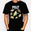 Milf Man I Love Frogs Harajuku T Shirt Men Clothing Camisas Streetwear Short Sleeve T-shirts for Women Men Hip Hop Streetwear