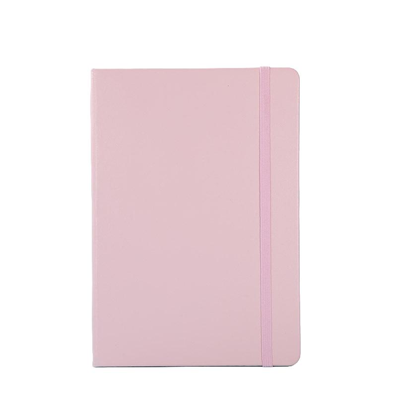 Factory A6 A5 Macaron Color Cute Pocket Notepad Customizable Plain Hardcover Notebook 200 Pages&A5 розовый
