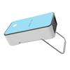 Mini Heater Fast Heating Low Noise Miniwatt Blue Portable Desk Warmer with Rotating Bracket for