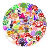 50 Mushroom Graffiti Stickers Luggage Refrigerator Bookcase Mobile Water Cup Decorative Stickers