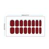 16 Strips Nail Stickers Full Cover Nail Decal Full Nail Wraps DIY Nail Art Decal