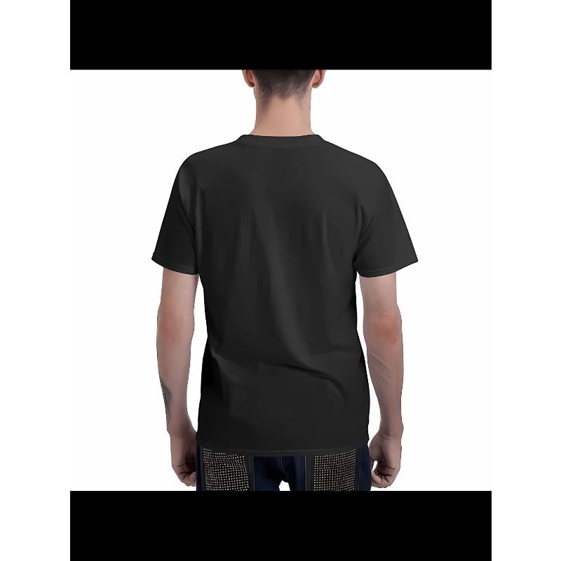 European sizes Men'S Russian Cyrillic Text Print T-Shirt - Soft Breathable Crew Neck Short Sleeve, Lightweight Retro Casual Tee