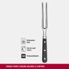 VICTORINOX Carving Fork, Professional Meat Fork for Convenient Carving, 15cm, Black, Ideal for BBQs and Grilling Steaks, Grand Ma?tre Forged, 7.7233.1