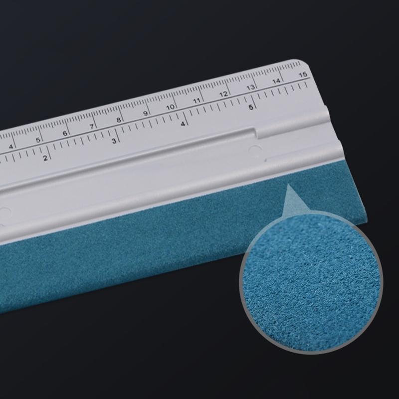 Carbon Fiber Vinyl Scale Squeegee Vinyl Wrap Car Film Sticker Wrapping Suede Felt Scraper Window Tint Tool Cleaning Tool