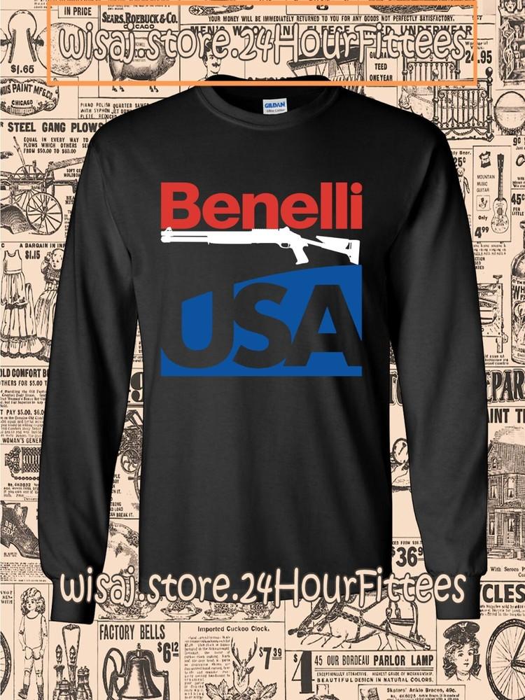 New Benelli M4 Super 90 Shotguns Men039s TShirt American TShirt Unisex T-Shirt S