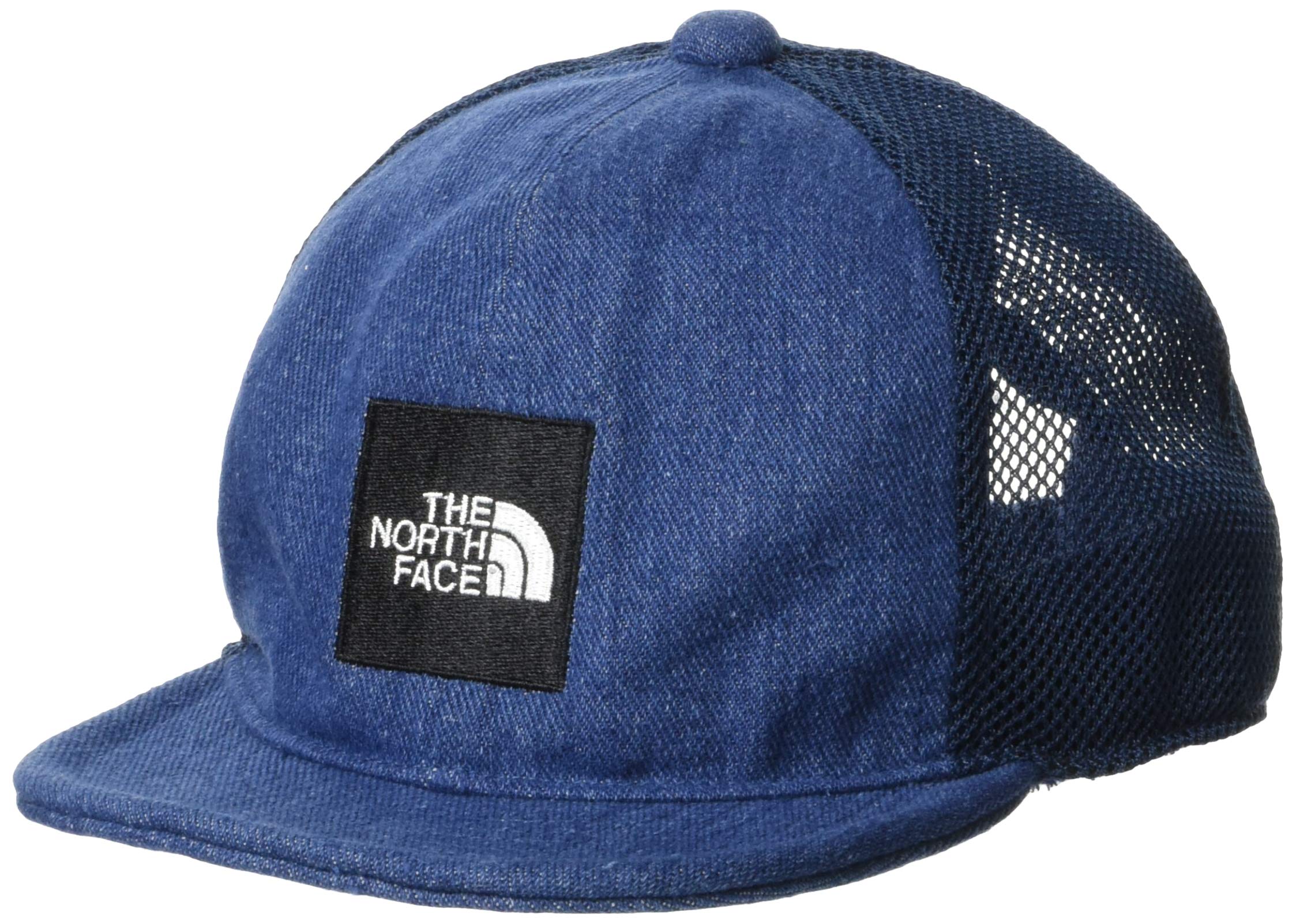 

North Square Logo Mesh Cap Unisex Baby Size Elastic Adjustment Indigo Free Size [The Face]
