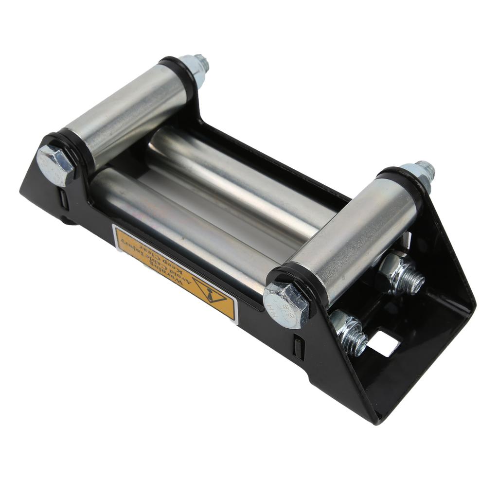 Car Side By Side Winch Roller Fair  152mm 6in Iron Zinc Plated Maintenance Replacement Universal