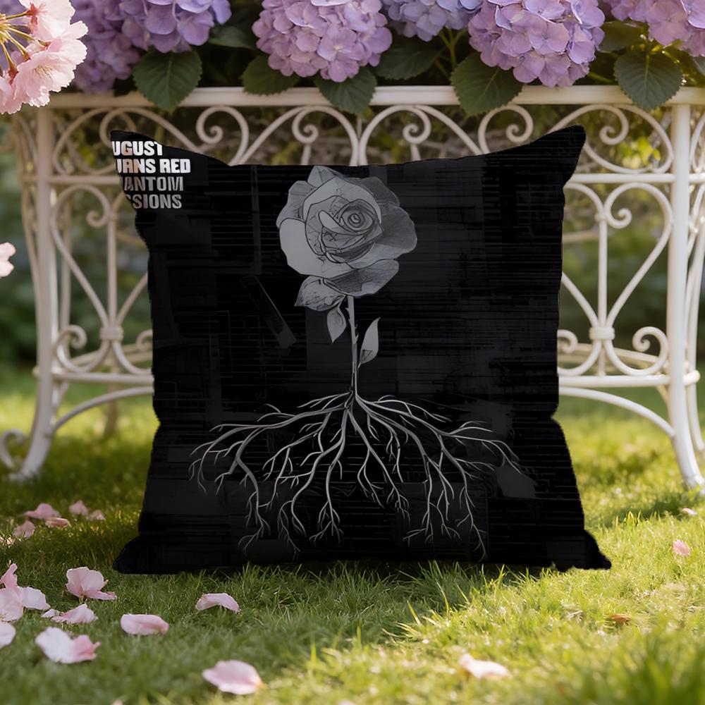 A-August B-Burns Red Band Cushion Cover Home & Car Dual-Scene Pillow Cover: Reversible for Premium Comfort