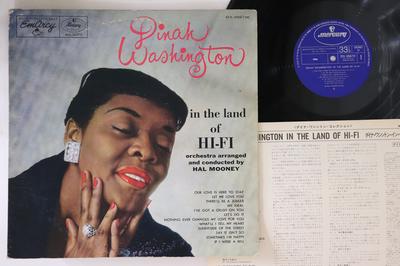 LP Record DINAH WASHINGTON  In The Land Of Hifi SFX10567 MERCURY 1978 Japan Jazz Used