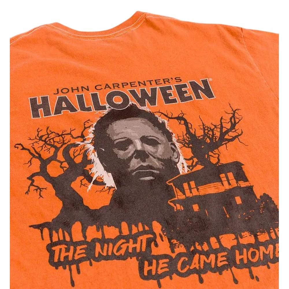 Halloween Unisex Adult The Night He Came Home Back Print T-Shirt
