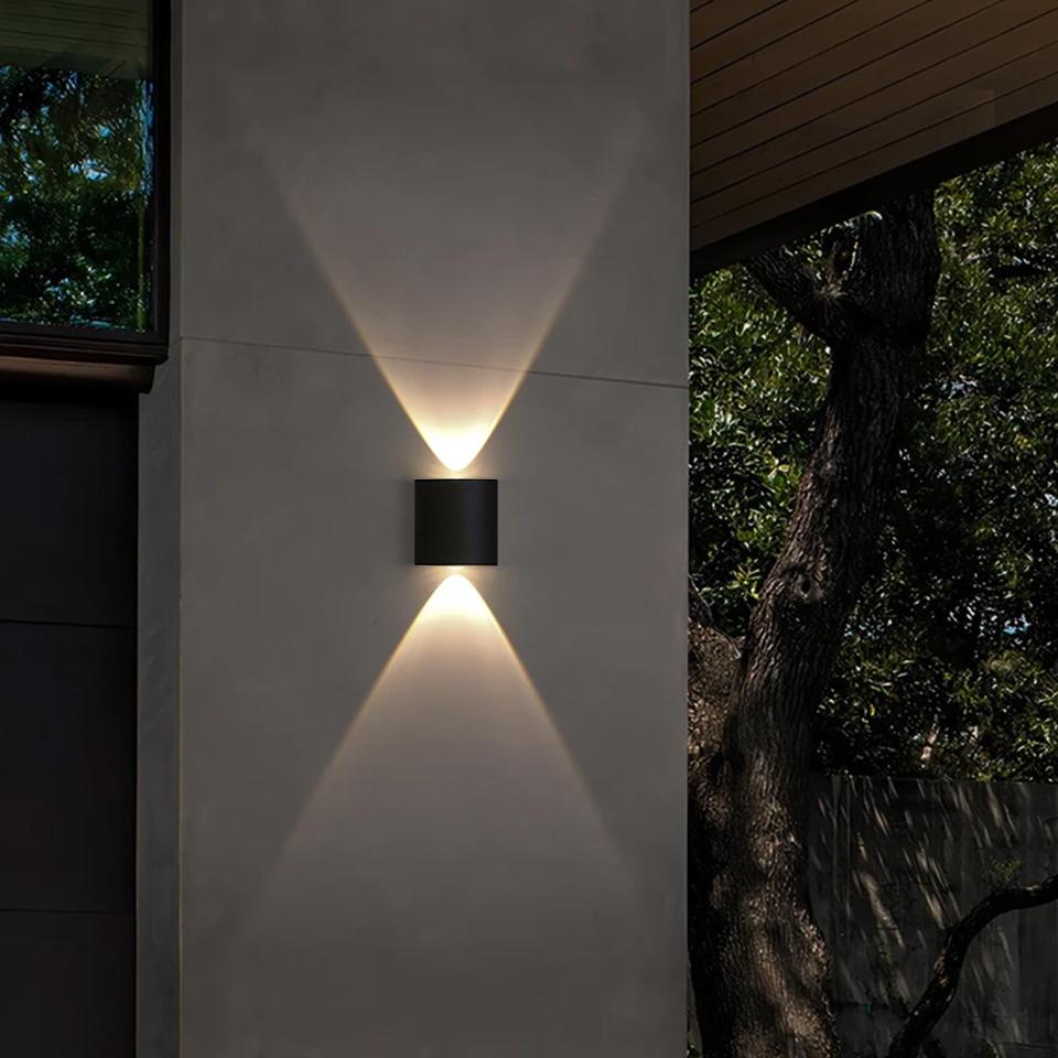 Φωτιστικό Τοίχου LED 2W Εξωτερικού Χώρου Αδιάβροχο Φωτισμός Κήπου Εσωτερικού Χώρου Υπνοδωματίου Σαλονιού Σκάλας Φωτιστικό Τοίχου
