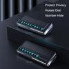 Solar Car Phone Number Plate Led Lighting Temporary Parking Card Hidden Plates Car Park Stop Multiple Number Parking Gadgets