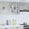 Kitchen Wall Cabinet With Doors, Lucca, Concrete Gray