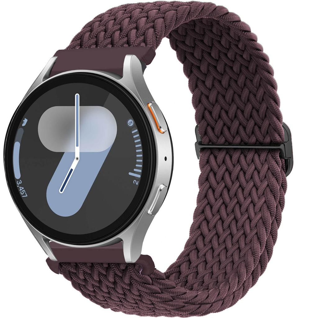 20mm Band For Samsung Galaxy Watch 7 4 6 Classic/5 Pro/3/active 2 Elastic Braided Solo Bracelet Huawei Watch GT 2e 3 Pro 4 Strap