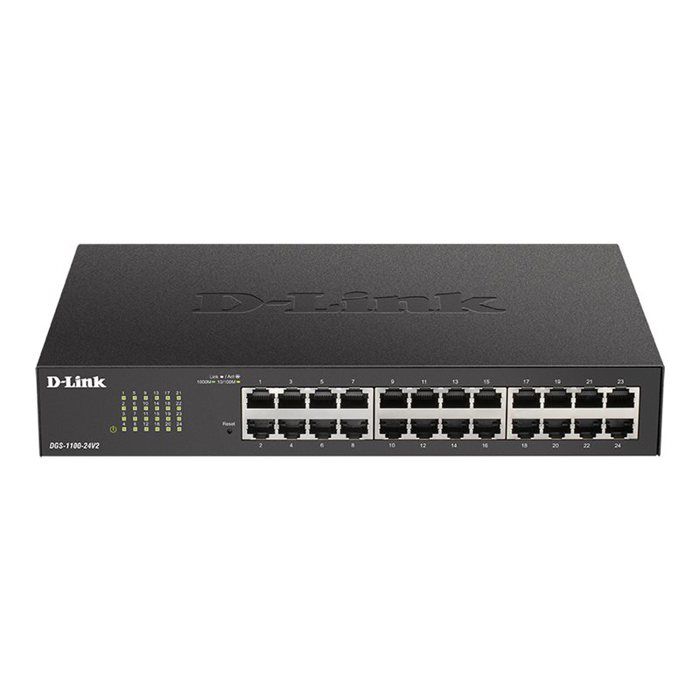 MISE EN RÉSEAU, Commutateur, Commutateur autonome, D-Link 24 ports 10/100/1000 Mbps Easy Enhanc spécifications Ports LAN 24N Type et