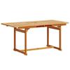 VidaXL Ensemble à manger de jardin 5pcs bois d'acacia solide textilène, ensemble à manger d'extérieur, meuble de salle à 3279310
