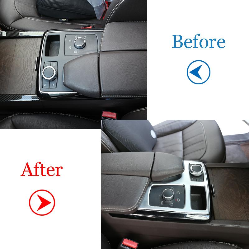 Control Panel Center Console Cover For Mercedes benz ML320 2012 GLE W166 Coupe c292 350d GL X166 GLS AMG Interior Accessories