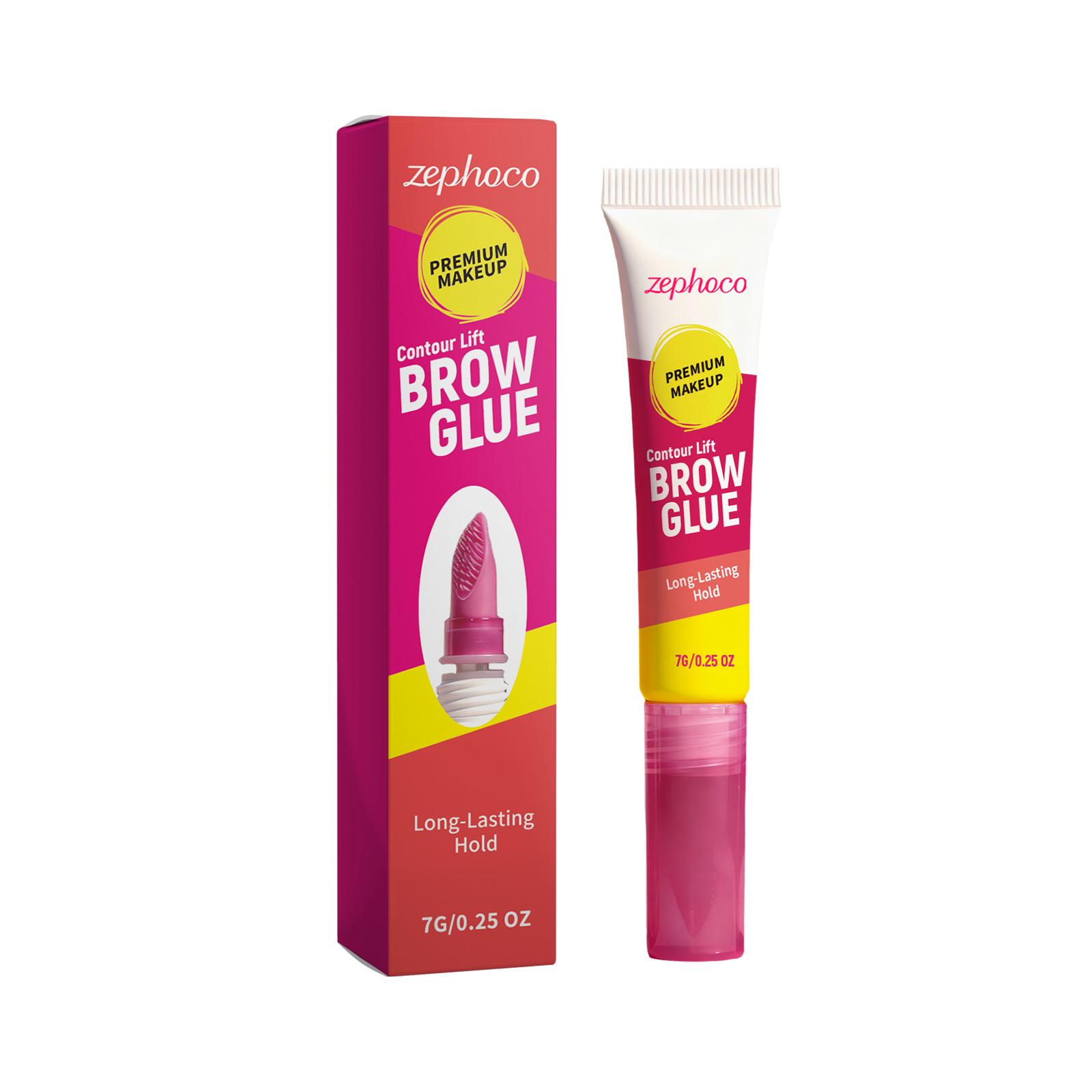 Zephoco Eyebrow Gel: Natural, Long-lasting, Sculpting, Waterproof, Quick-Drying, No Clumping.
