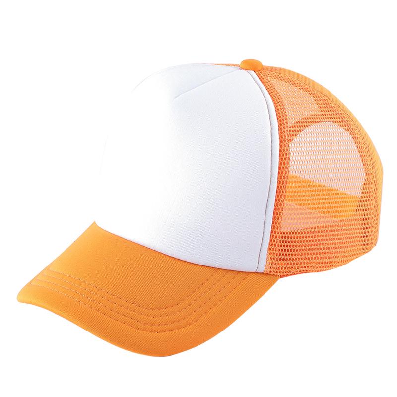 Men's Spring/Summer Mesh Duckbill Baseball Cap with Logo Embroidery