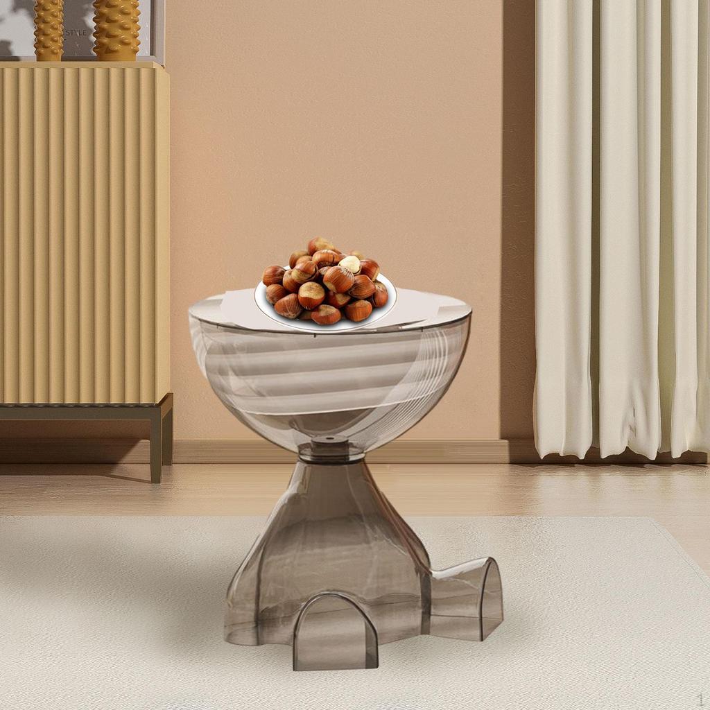 Small End Table Bedside Cabinet Creative Plant Stand Cute Flat Head Coffee for Dorm Bathroom