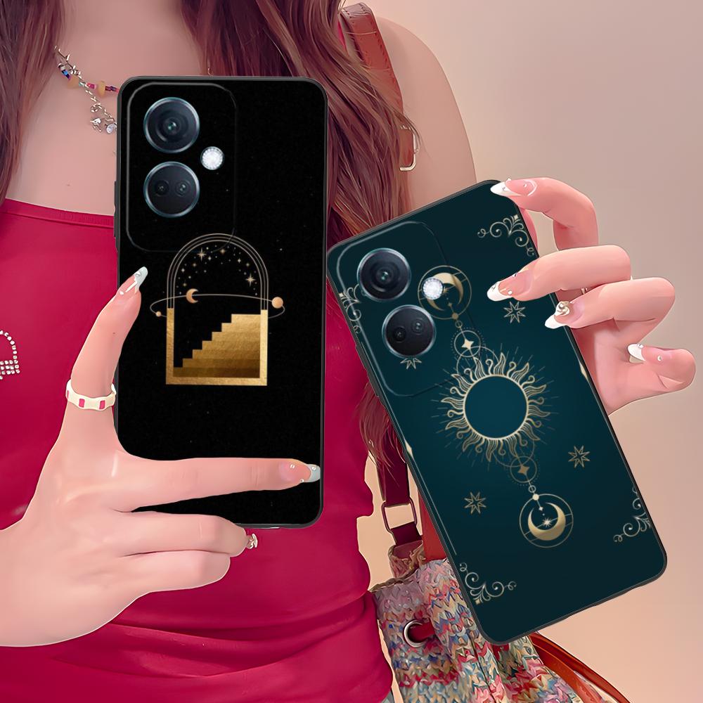Sun Moon Mobile Cell Phone Case for OPPO Find X9 X8 X7 X6 X5 X3 X2 Plus s Pro Ultra Lite Colorful Printing Cover Luxury Pretty