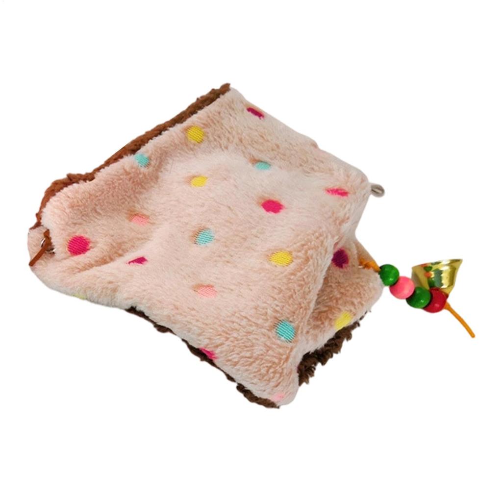 Dreieckiges Vogelnest Vogelhängematte für Käfig Warm Bequem Sitzstange Haus Wellensittichschaukel mit Sitzstange für Vogelkäfig Zubehör