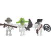 MOC Halloween Building Blocks Skeleton Army Knight Figures Flame Horse Medieval Vampire Furniture Assembly DIY Bricks Toys Gifts