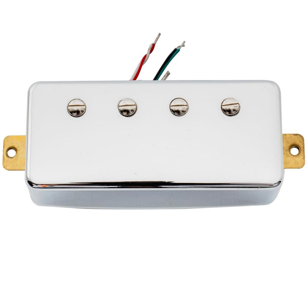 Artec MVBA4 Alnico 5 Cover Bass Humbucker Pickup with Neck PU for LP Electric Chrome EPI-Style 4-String Bass,
