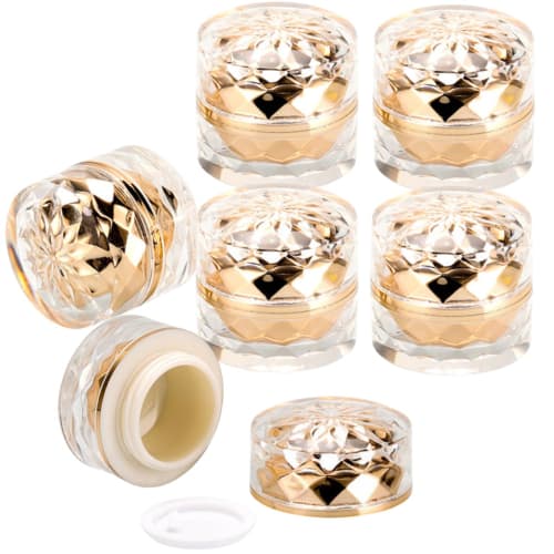 tomtask Cream Case 5g 5ml Gold Stylish Hand Cream Aroma Cream (6 pieces)